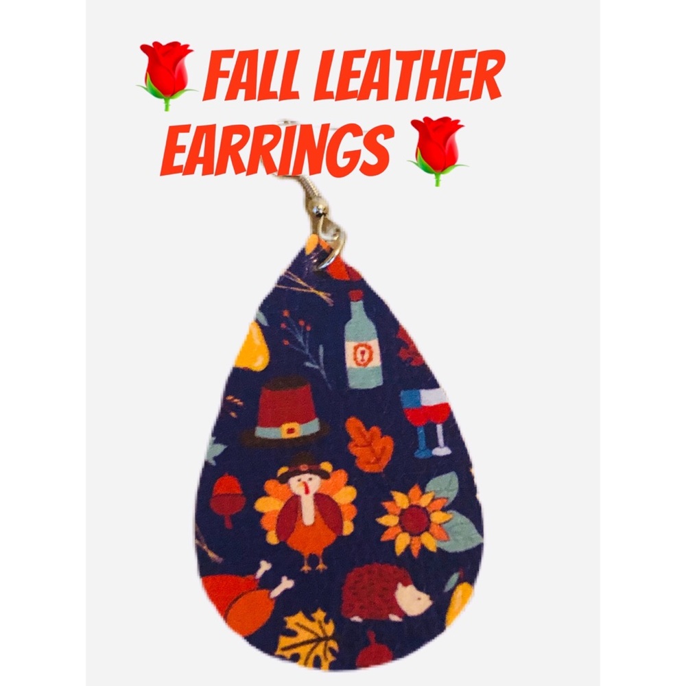 3 FOR $15 BRAND NEW FALL & THANKSGIVING EARRINGS - Picture 1 of 2